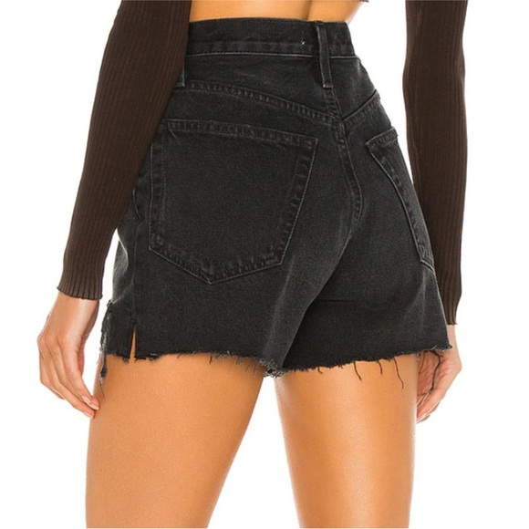 RE/DONE Black high waist Shorts Sz 29 *NWOT** - Picture 2 of 11